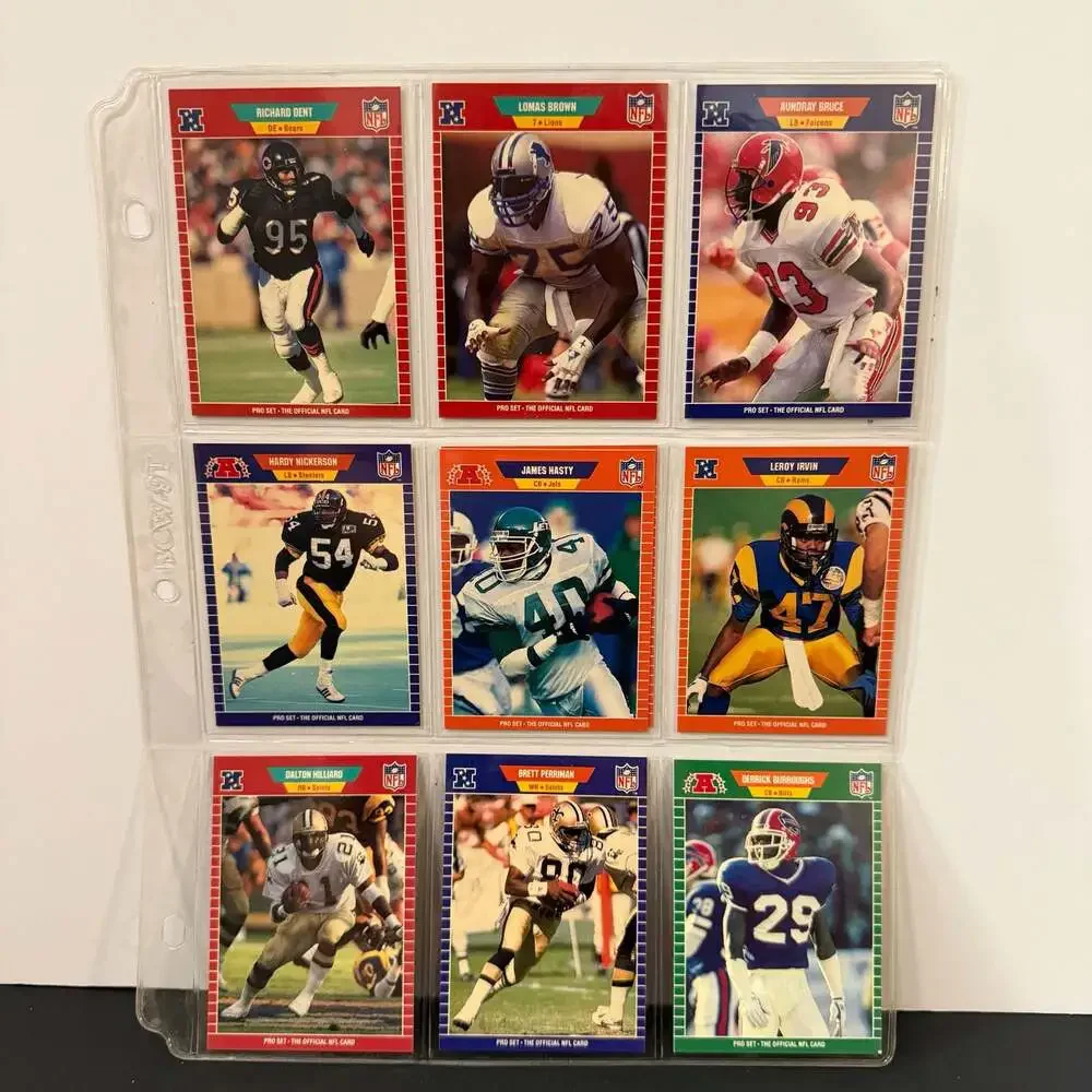 Lot of 60 1989 Pro‎ Set NFL Football Cards Including Marcus Allen and Stars